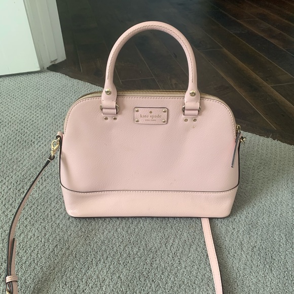 Kate Spade Blush Bowler bag with strap - Picture 1 of 5